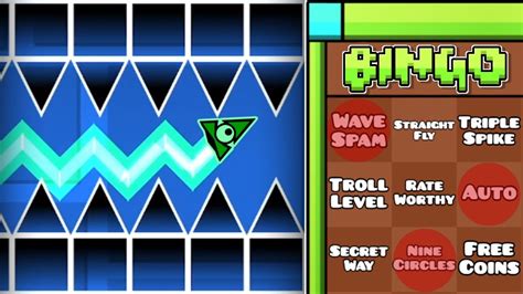 gd bingo|Virtual Geometry Dash Recent Tab Bingo.